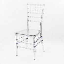 ACRYLIC GLASS CHAIR.