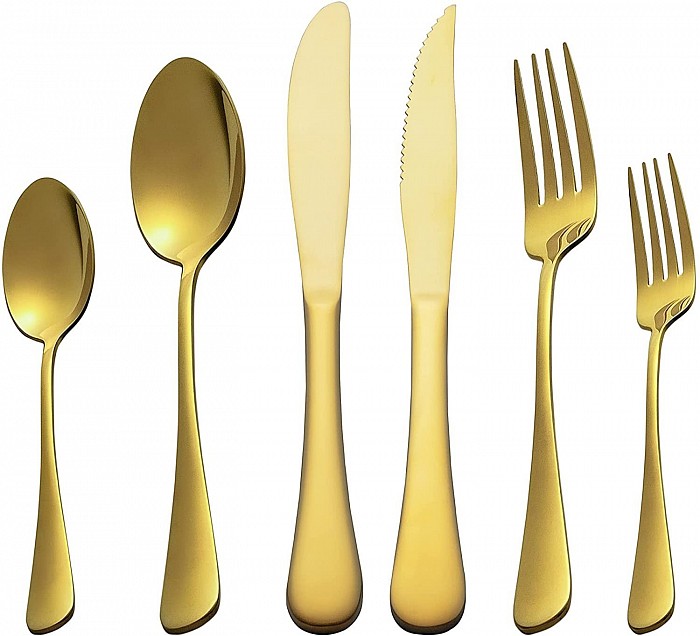 GOLD CUTLERY